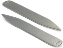BROOKER Kragenstäbchen / Kragenverstärker Silber