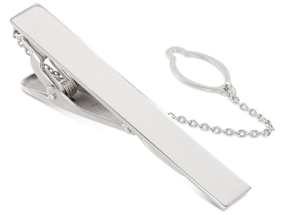 Edelstahl Krawattenklammer Set - 4 Farben Für Business & Hochzeit