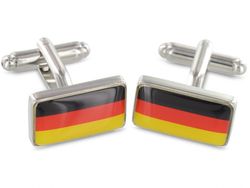 TEROON Manschettenknöpfe Deutschland Fahne