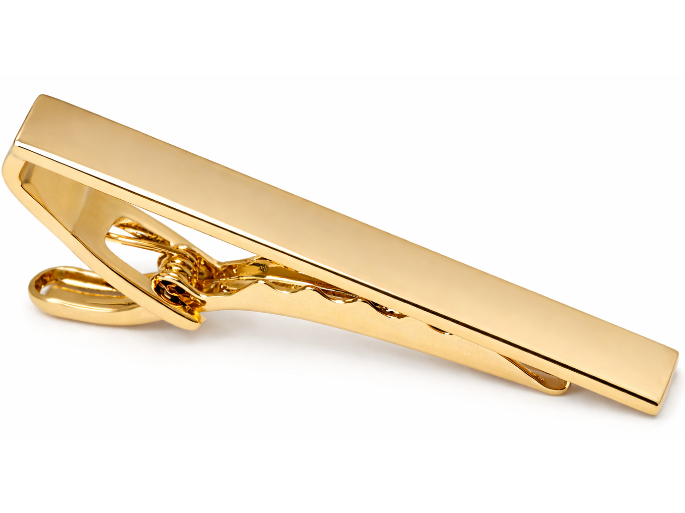 Krawattenklammer vergoldet kurz Krawattenklammer vergoldet kurz