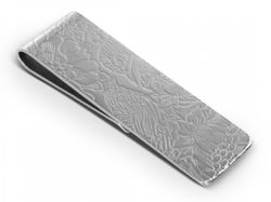 BROOKER Geldscheinklammer Silber