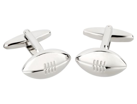 TEROON Manschettenknöpfe Fleur De Lis Silber - Hochwertig Mit Geschenketui Aus Pforzheim