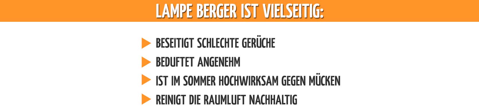 Lampe Berger ist einzigartig