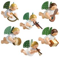 6 Schwebende Engelmusikanten 650/130/Satz1 von Wendt & Kühn