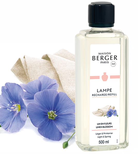 Lampe Berger Duft Frühlingshafte Leinenblüte 500 ml LAMPE BERGER Düfte Paris Frühlingshafte Leinenblüte Lin en