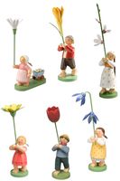 Blumenkinder, 6 Figuren 5248/2018 von Wendt & Kühn Blumenkinder, 6 Figuren 5248/2018 von Wendt & Kühn