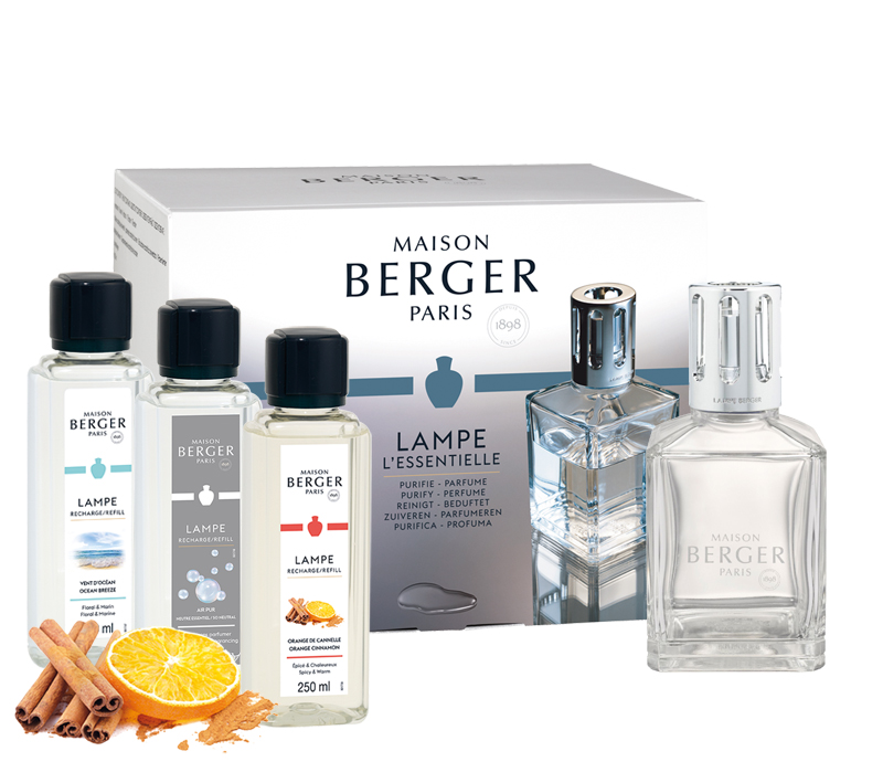 Weihnachtsedition XXL Duftlampe Starter Set Eckig von Maison Berger Paris Weihnachtsedition XXL Duftlampe Starter Set Eckig von Maison Berger Paris