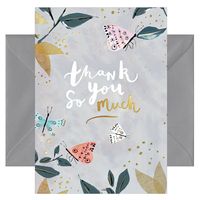 Grußkarte Thank you so much von chicmic