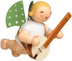 Engel mit Banjo, schwebend 650/130/59 von Wendt & Kühn