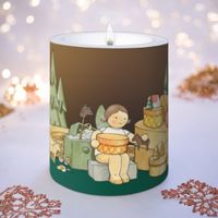 Kerze / Windlicht Engel im Spielzeugdorf WK/158 von Wendt & Kühn