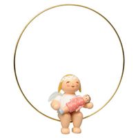 Vorbestellung Christbaumengel im Ring, mit Puppe, 6308/P von Wendt & Kühn
