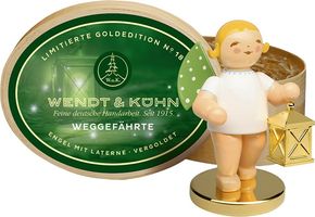 Vorbestellung Limitierte Goldedition No. 18 Der Weggefährte, Engel mit Laterne in Spanschachtel 650/301/LE von Wendt & Kühn AS
