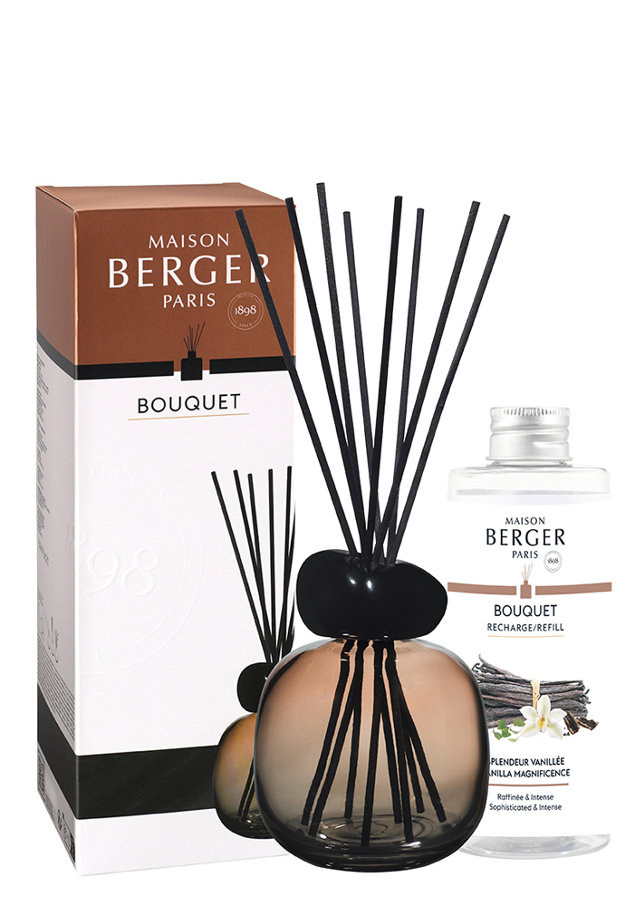 Stäbchenduft Mineral Nude/Schwarz - Bourbon Vanille von Maison Berger Stäbchenduft Mineral Nude/Schwarz - Bourbon Vanille von Maison Berger