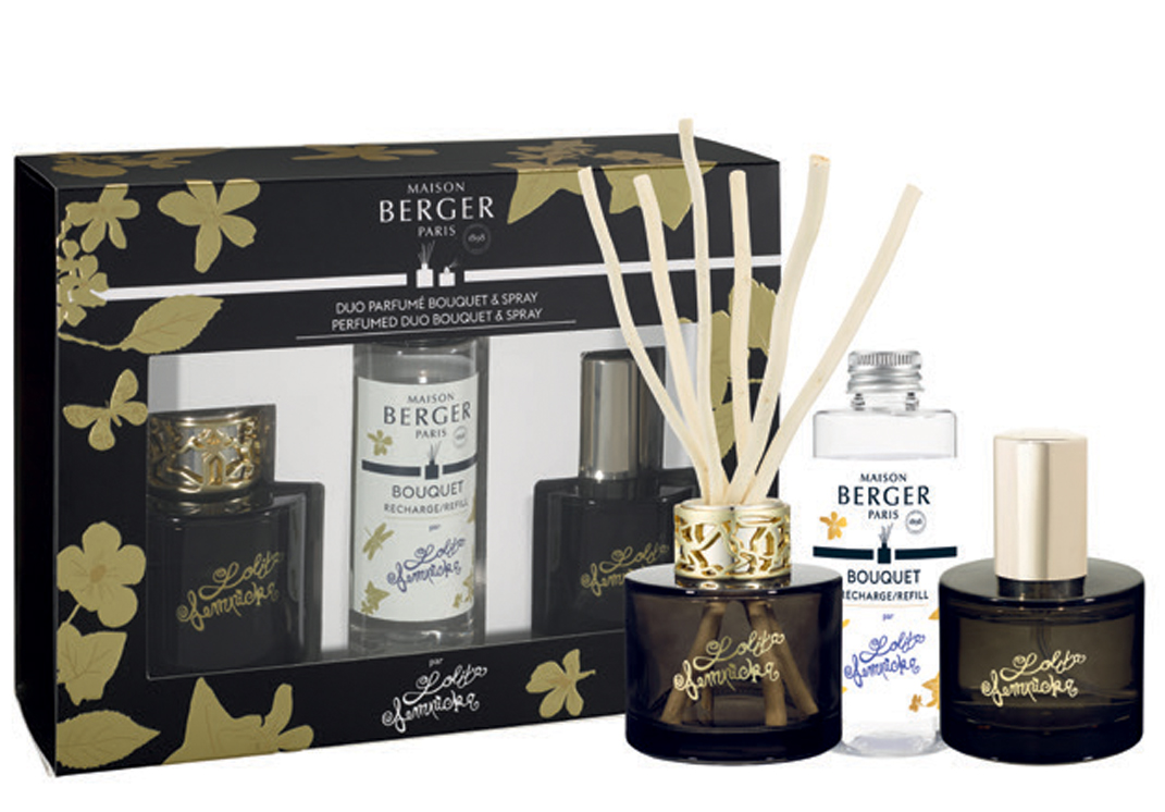 Lolita Lempicka Raumduft Set Diffuser + Raumspray - Schwarz von Maison Berger Lolita Lempicka Raumduft Set Diffuser + Raumspray - Schwarz von Maison Berger