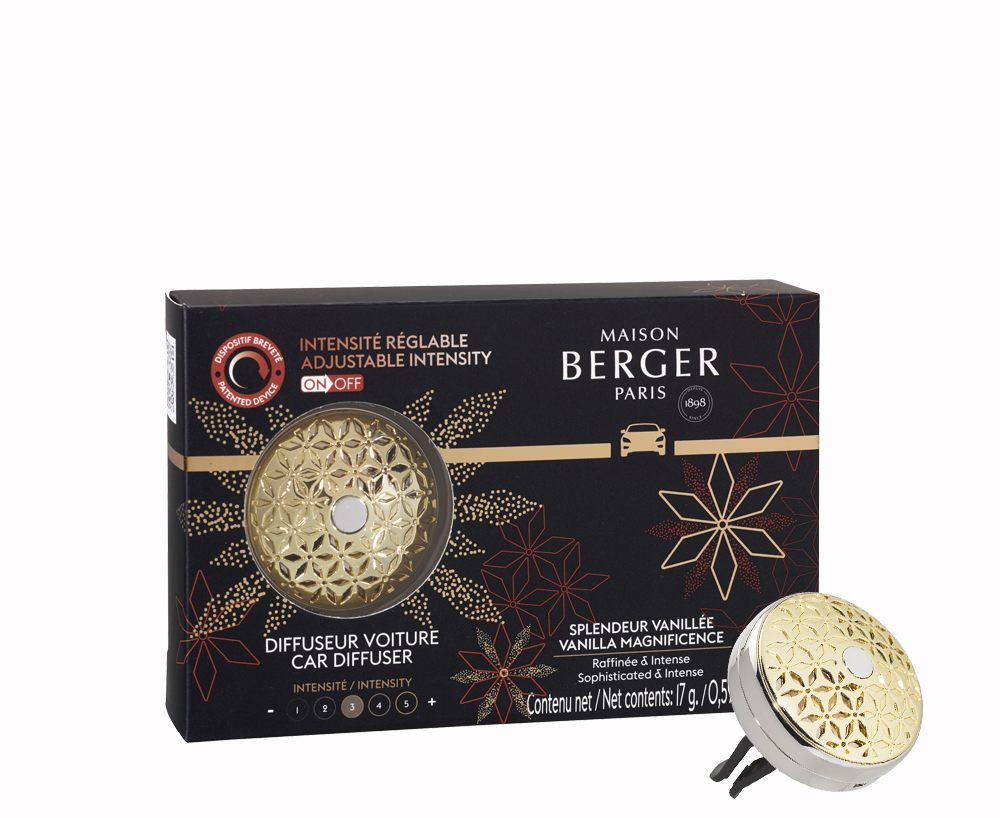 Autoduft On/Off Diffuser Set Pomelis - Bourbon Vanille von Maison Berger Autoduft On/Off Diffuser Set Pomelis - Bourbon Vanille von Maison Berger