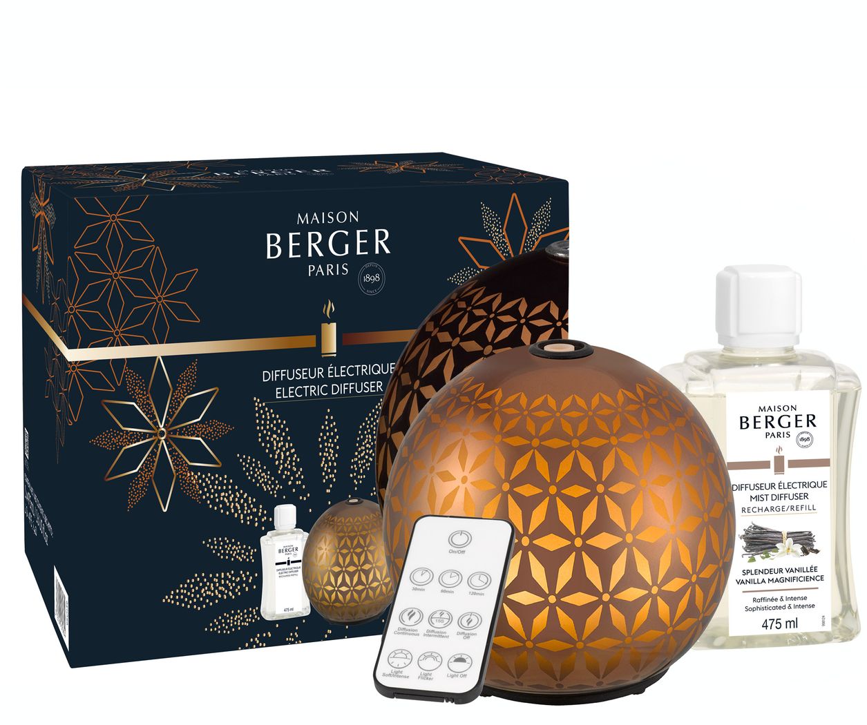 Aroma-Diffuser elektrisch Pomelis - Bourbon Vanille von Maison Berger Aroma-Diffuser elektrisch Pomelis - Bourbon Vanille von Maison Berger