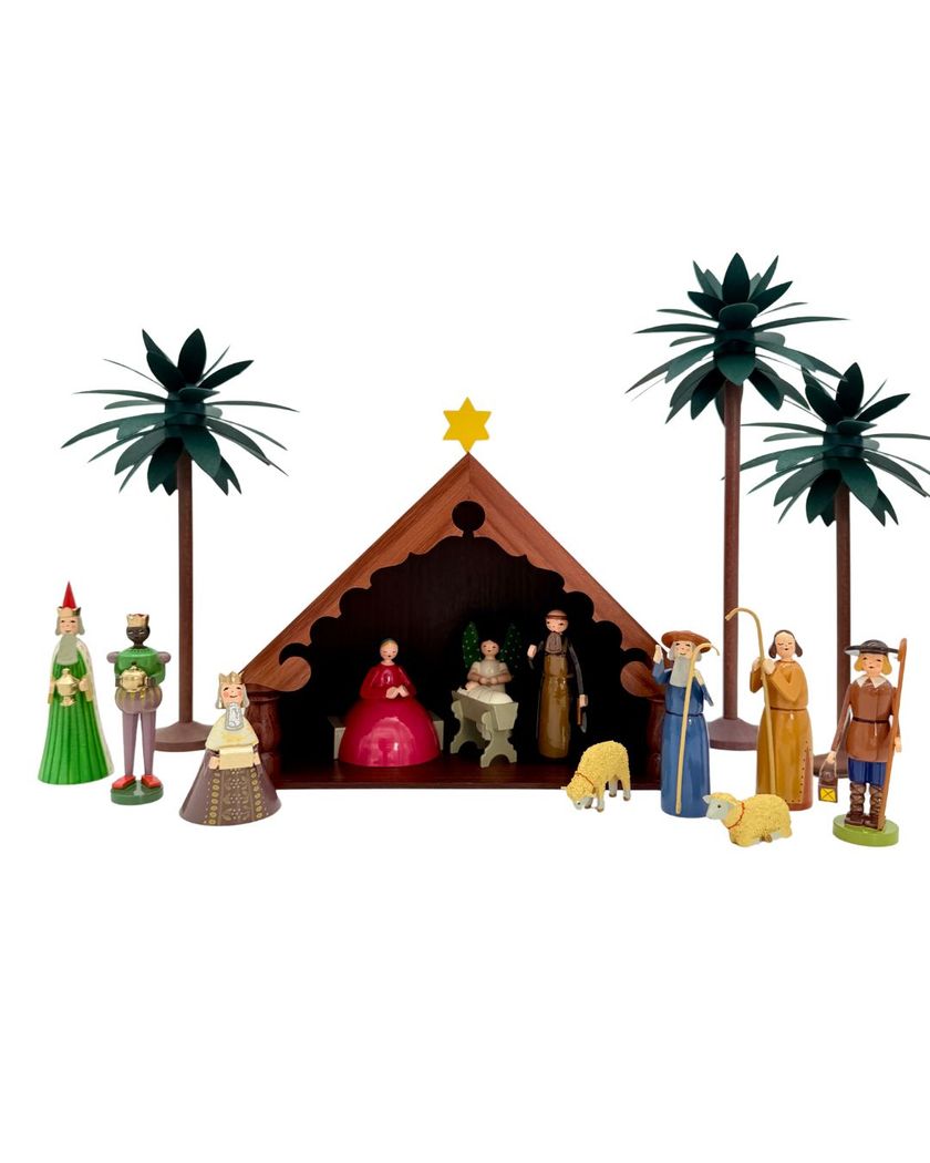 Krippenszene komplett, 16tlg, 5250/Setkomplett-xl von Wendt und Kühn Krippenszene komplett, 16tlg, 5250/Setkomplett-xl von Wendt und Kühn