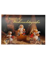 Original Wendt und Kühn Grußkarte Margeritenengel