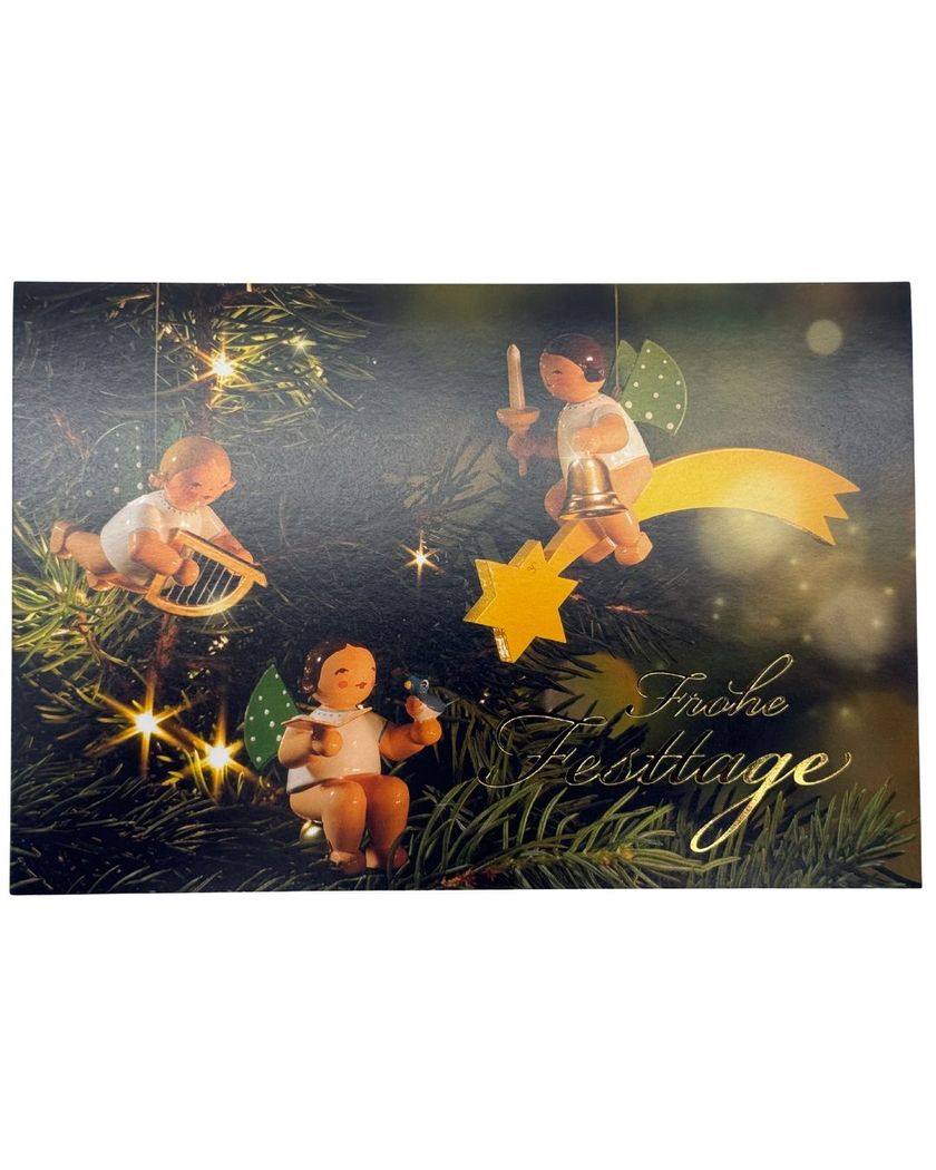 Original Wendt und Kühn Grußkarte Christbaumengel Original Wendt und Kühn Grußkarte Christbaumengel