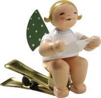 Engel mit Notenblatt, auf Klemme 650/90/12 von Wendt & Kühn Engel mit Notenblatt, auf Klemme 650/90/12 von Wendt & Kühn