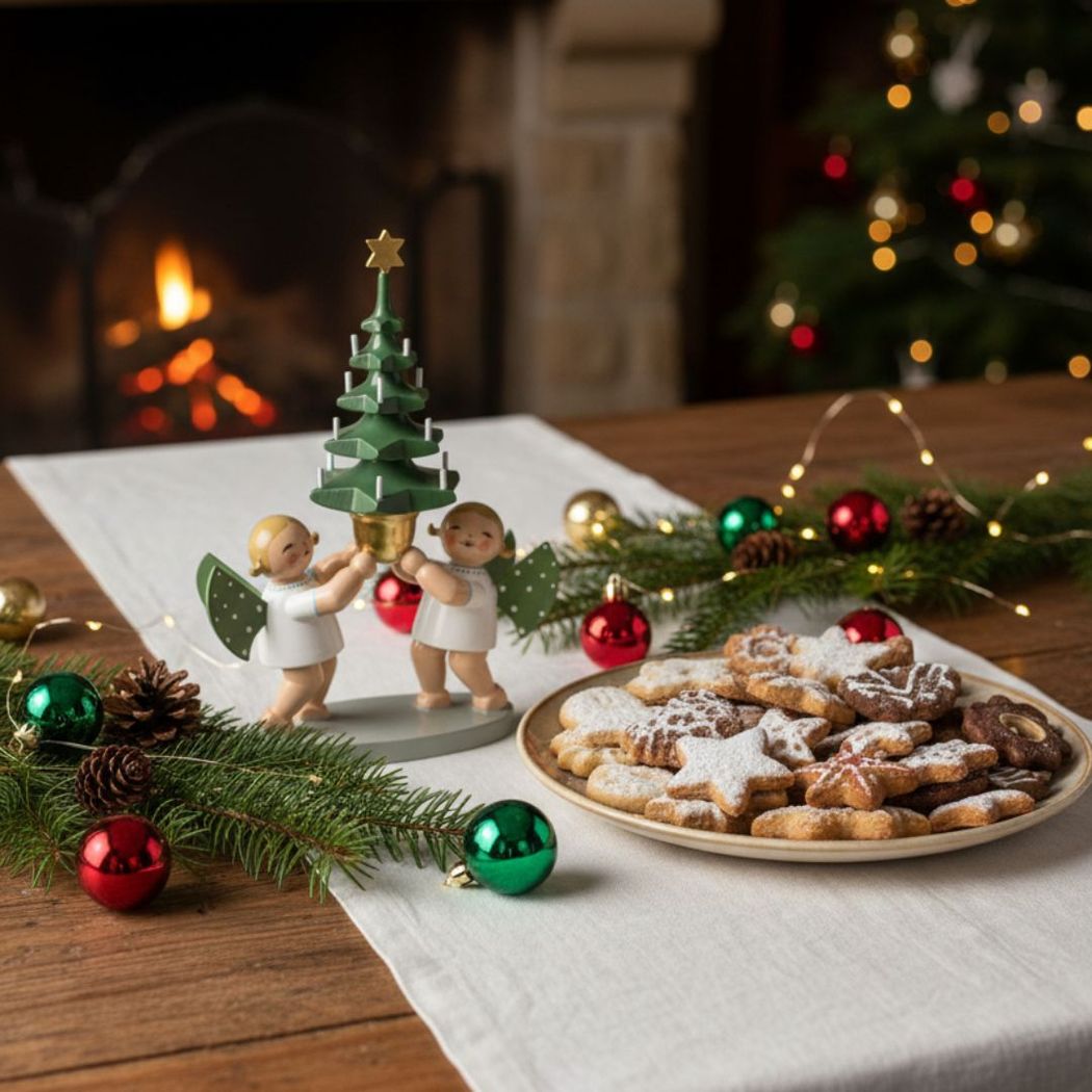 Engelgruppe mit Baum 651/7k von Wendt & Kühn Engelgruppe mit Baum 651/7k von Wendt & Kühn
