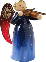 Engel reich bemalt, mit Violine 553/2R von Wendt & Kühn