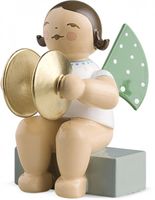 Engel mit Becken, sitzend 650/11a von Wendt & Kühn Engel mit Becken, sitzend 650/11a von Wendt & Kühn