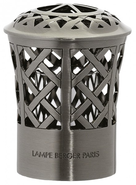 Lampe Berger Schutzkrone Croisillons silberfarben, klassische Form Lampe Berger Schutzkrone Croisillons silberfarben, klassische Form