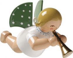 Engel mit Flöte, schwebend 650/6 von Wendt & Kühn