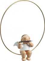 Christbaumengel im Ring, mit Querflöte 6308/18 von Wendt & Kühn