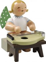 Engel mit Zither, sitzend 650/49a von Wendt & Kühn
