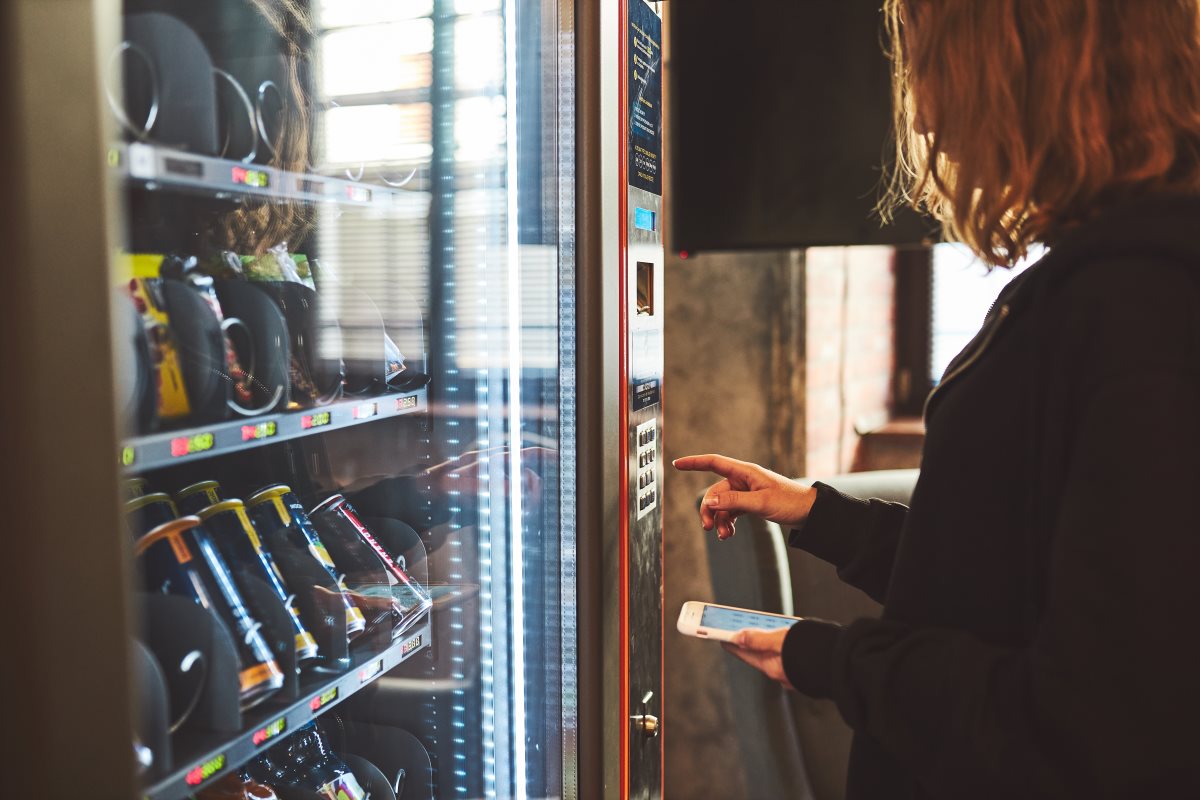 Snacks aus dem Snackautomaten
