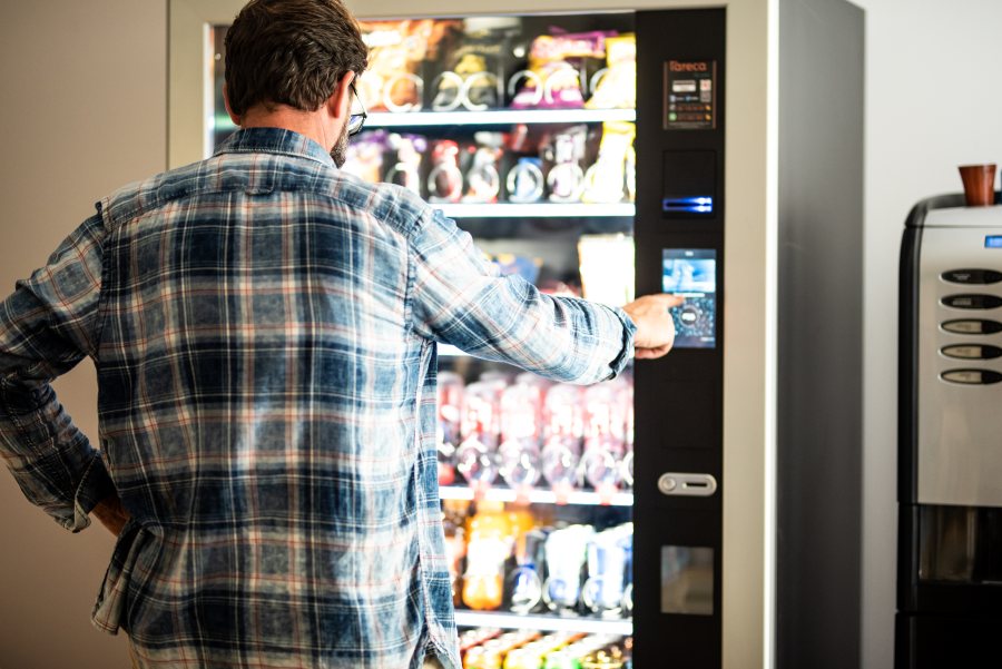 Snacks wie Snickers aus dem Snackautomaten