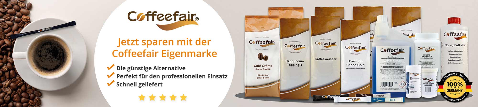 Coffeefair Eigenmarke