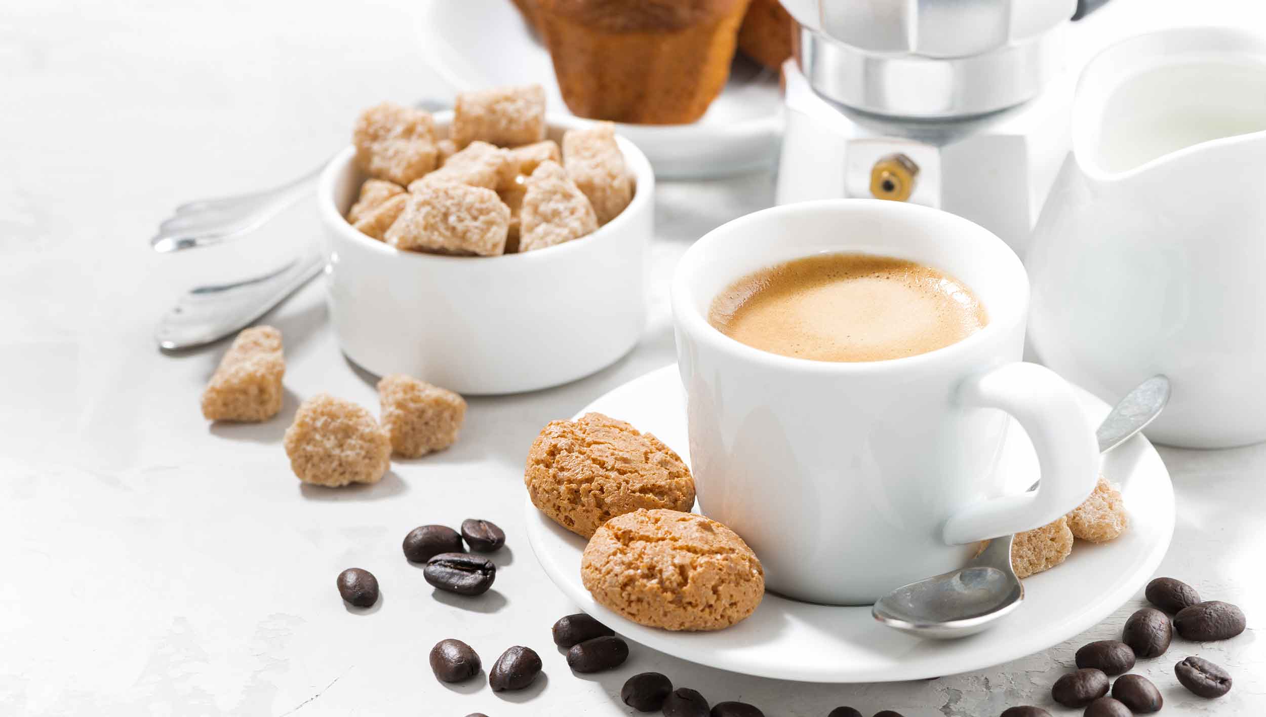 Darboven Idee Kaffee wird serviert