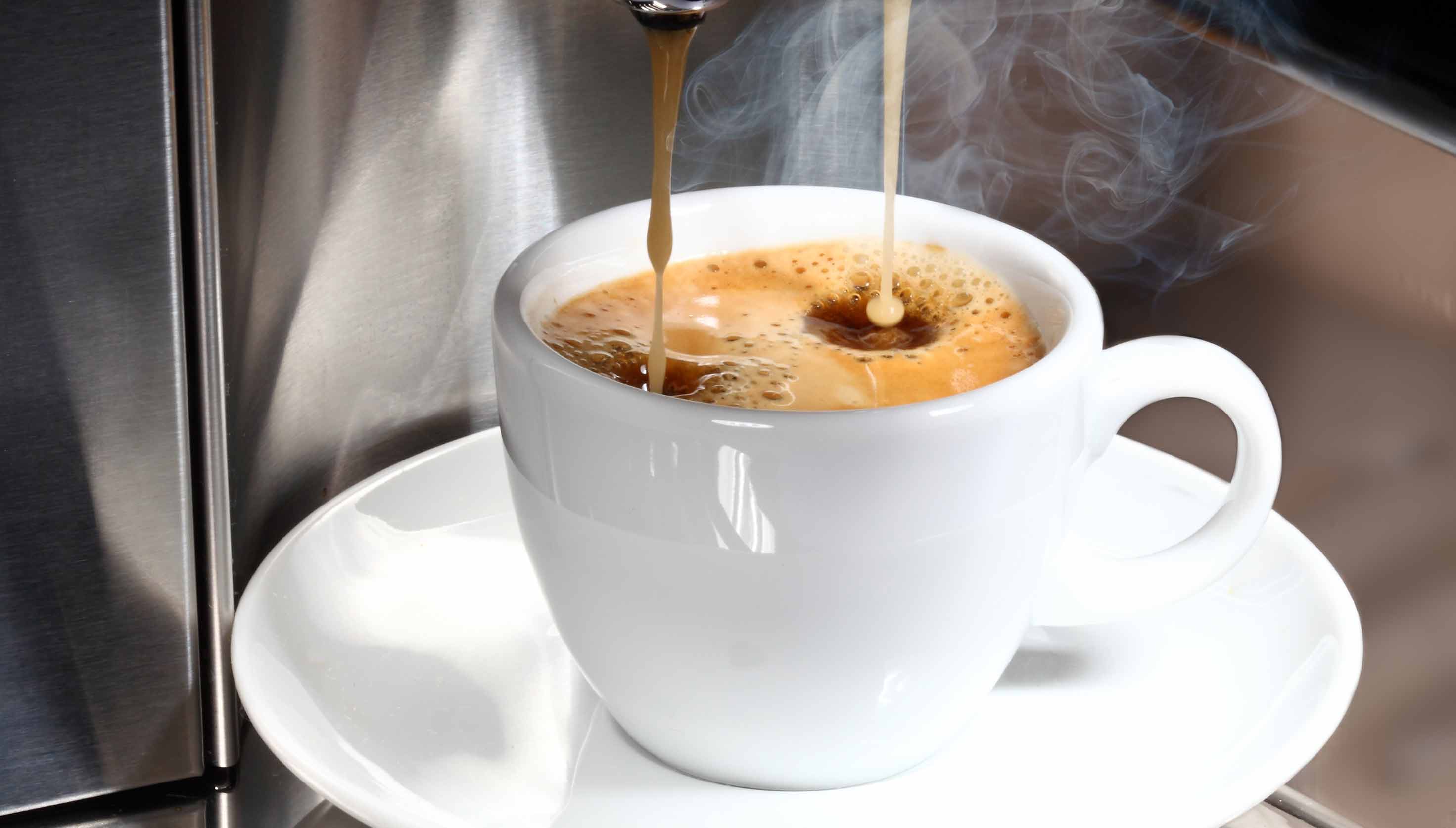 Kaffeepads in Gastronomie wie Tankstelle