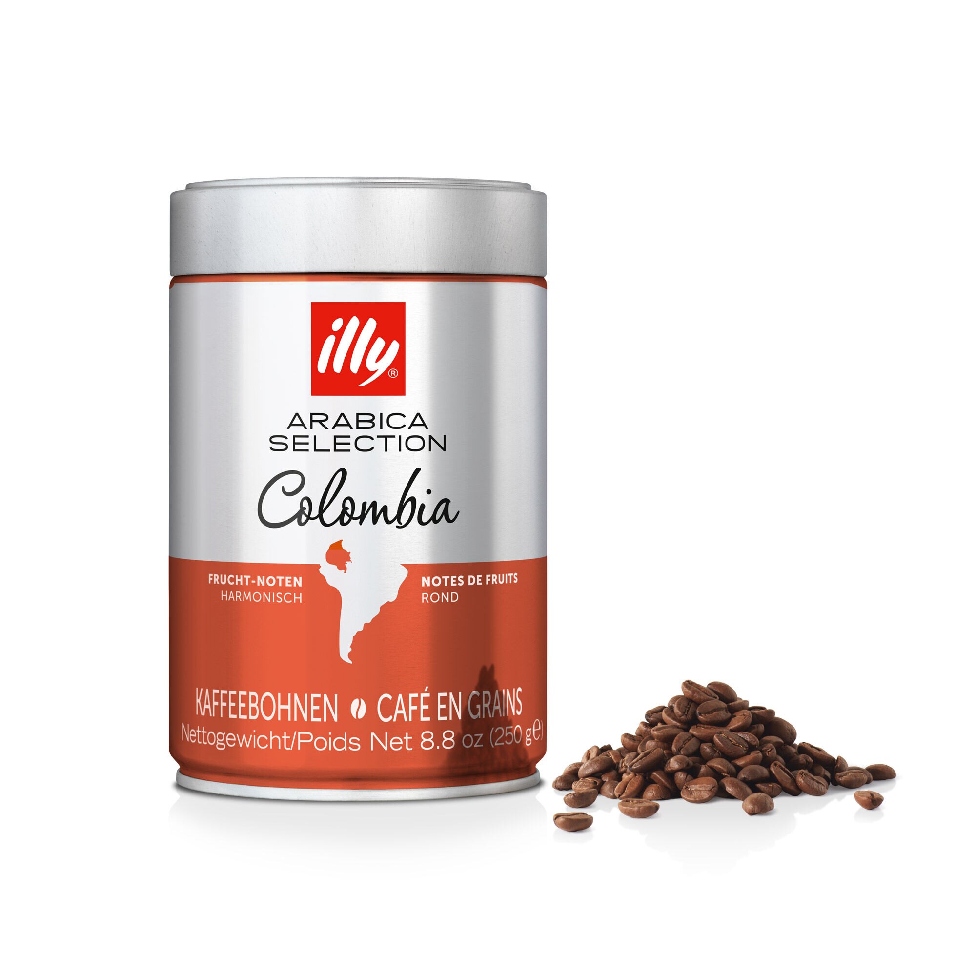 illy Kaffeebohnen Kolumbien Colombia