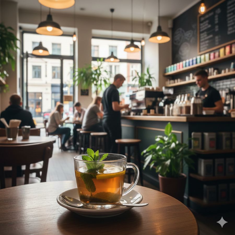 Pure Tea Tee in Cafe Gastronomie