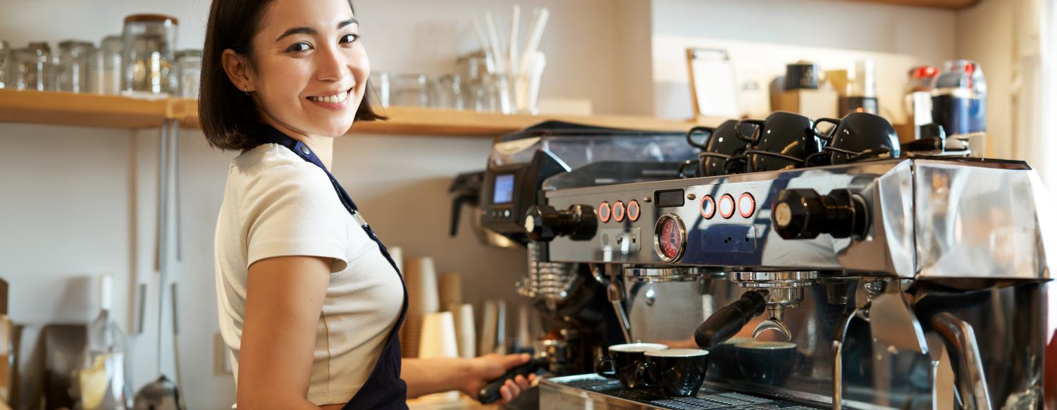 Cafe espressomaschine Gastronomie