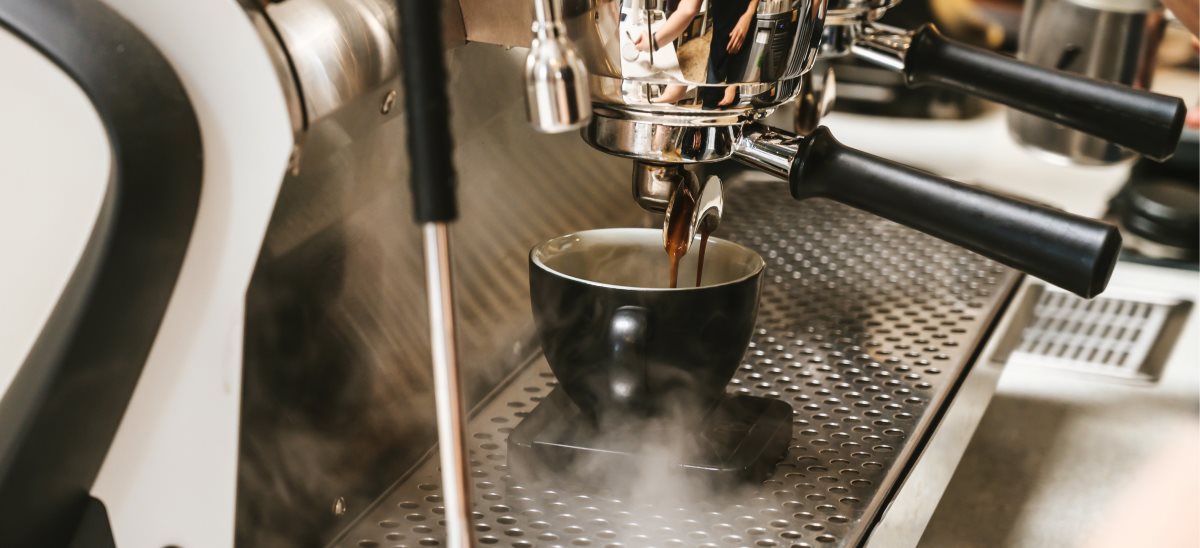 Kaffee aus Siebträger