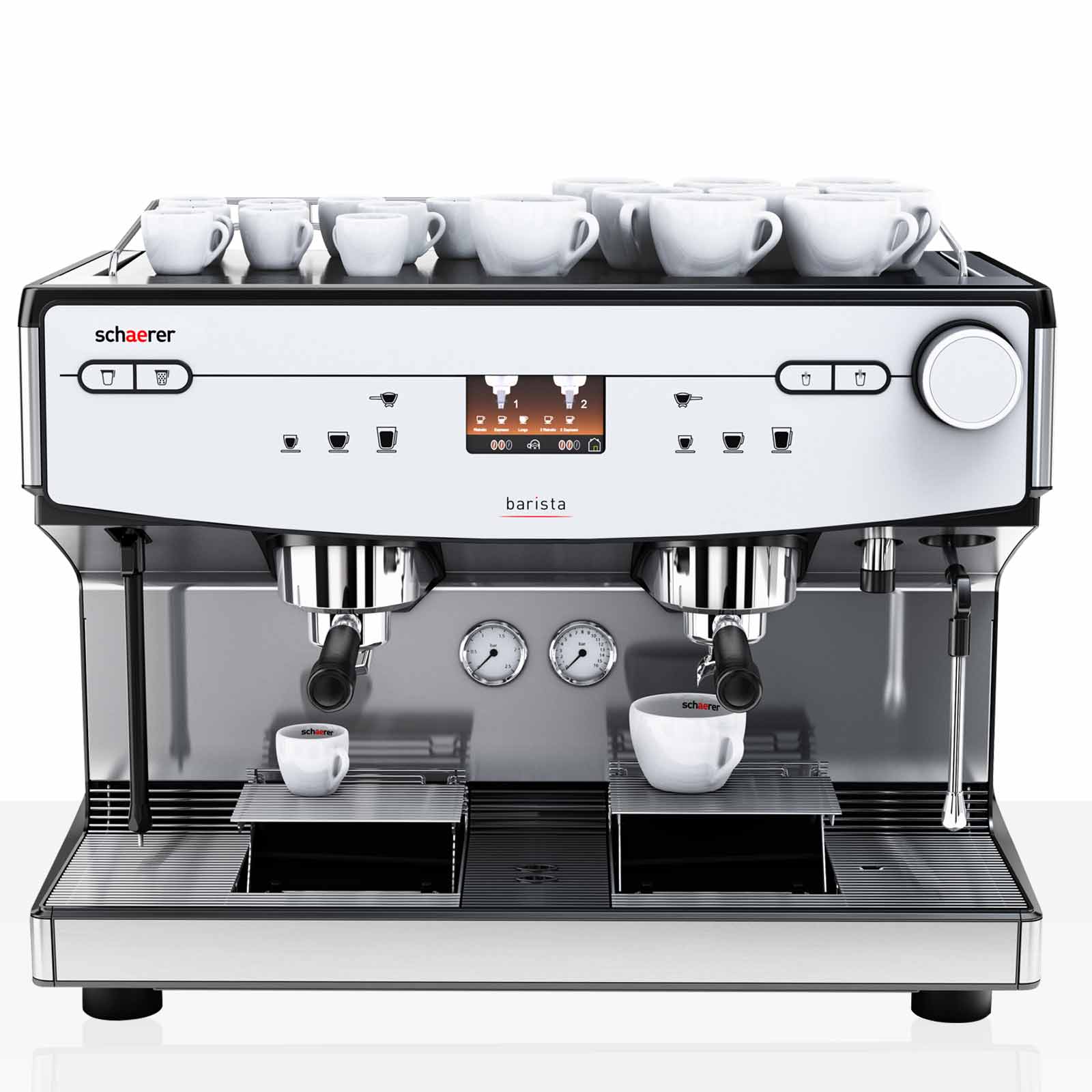 Schaerer Barista Siebträger 400V, 2 Mühlen