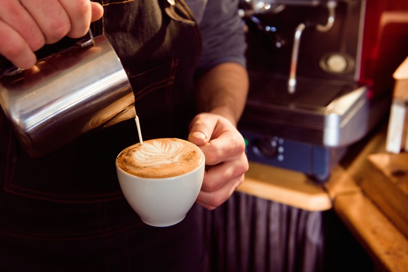 Kaffee Barista Zubehör Milch