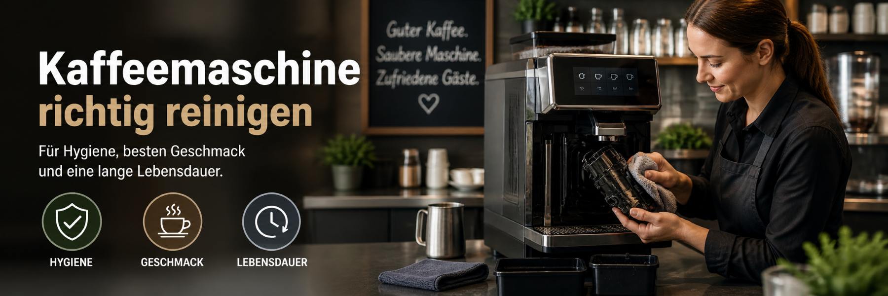 Kaffeemaschine reinigen & entkalken – Schritt für Schritt