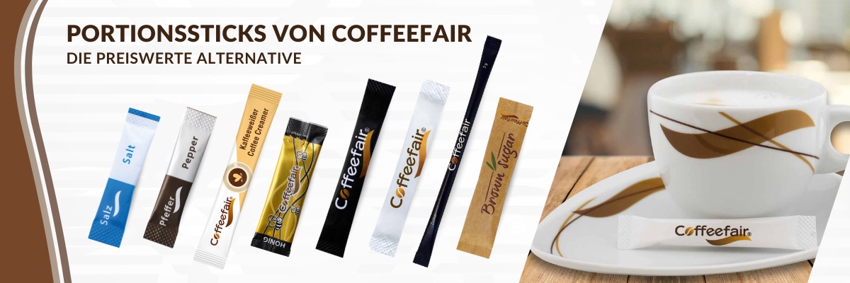 Coffeefair Portionssticks Übersicht