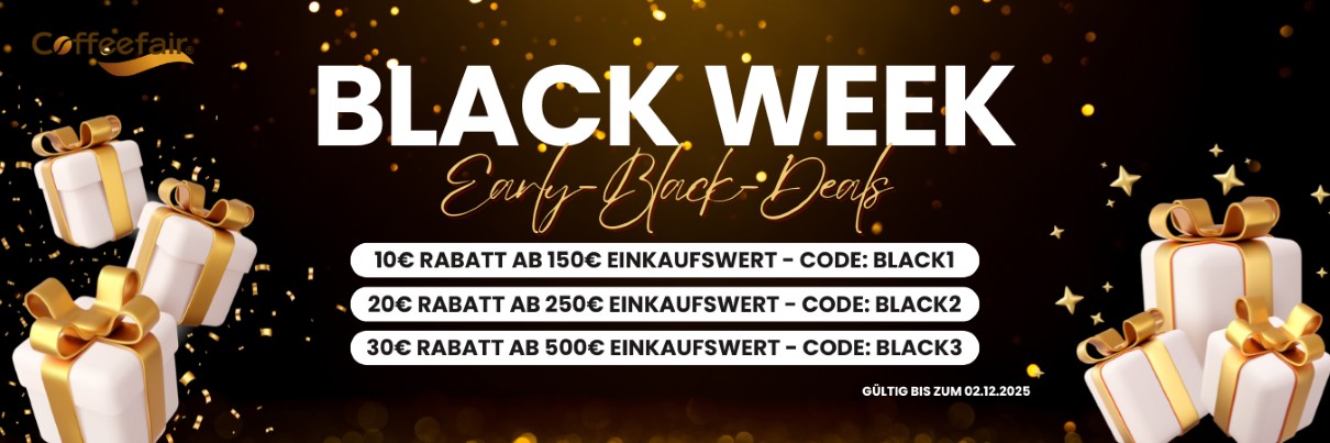 Coffeefair Black Week Gutscheine