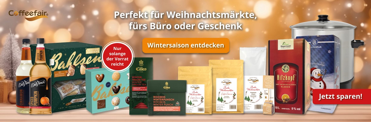 Wintersaison Produkte Weihnachten
