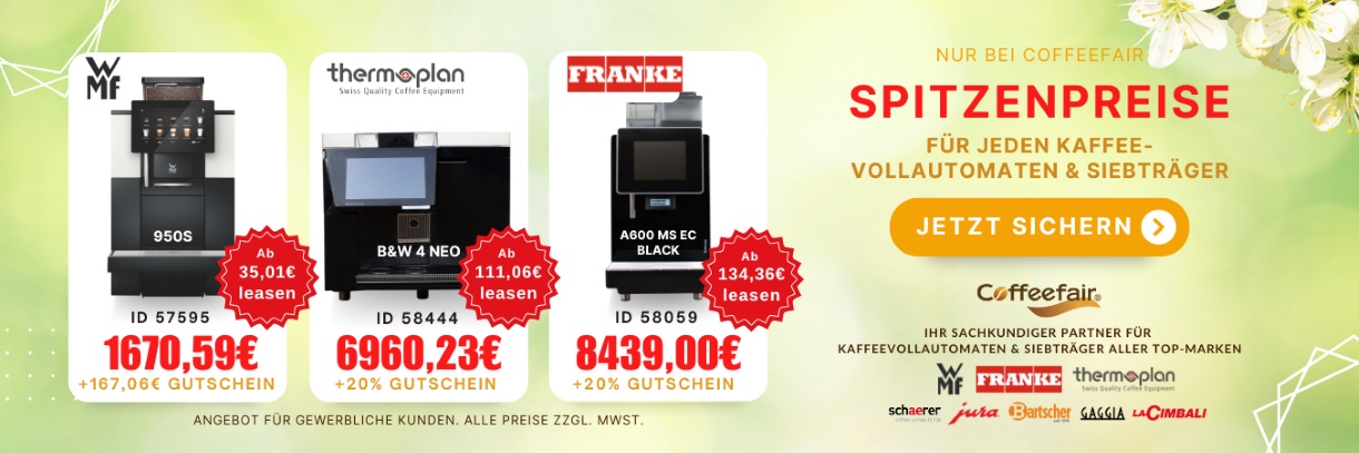 Kaffeevollautomaten zu Spitzenpreisen
