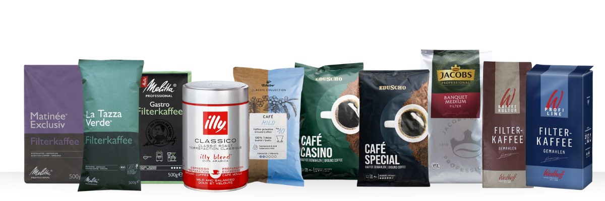 Filterkaffee für Rundfilter Kaffeemaschine
