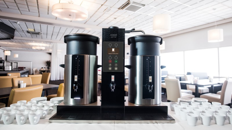 Rundfilter Kaffeemaschine Kantine Büro