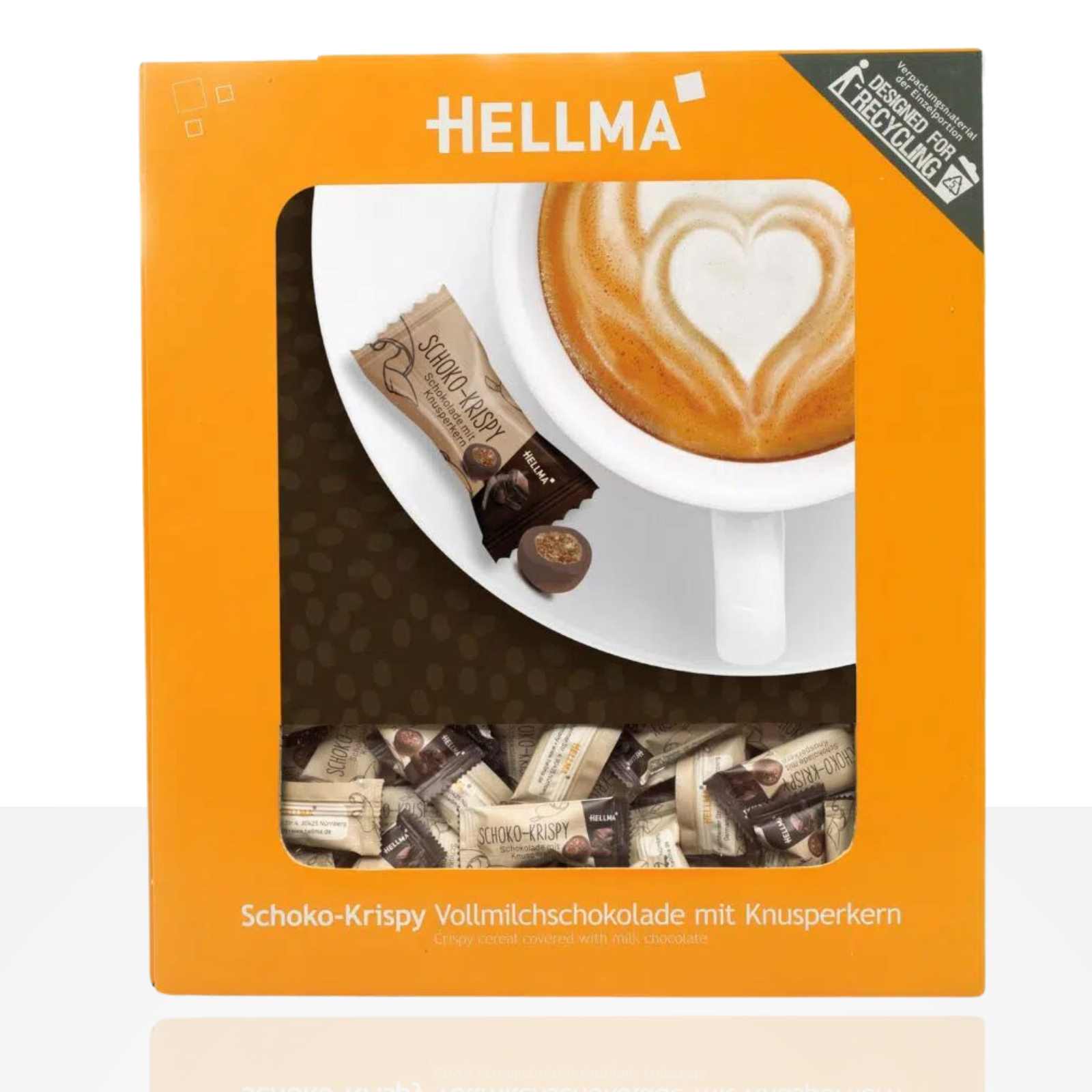 Hellma Schoko Krispy Vollmilchschokolade mit Knusperkern ca. 380 Stk